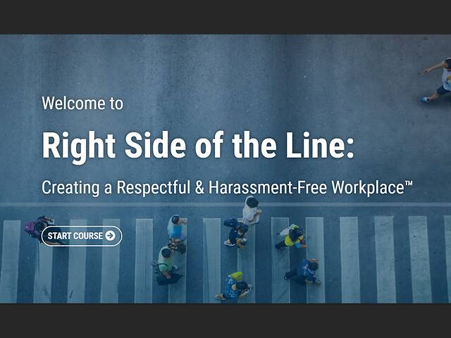 The Right Side of the Line: Creating a Respectful & Harassment-Free Workplace™ - 2020