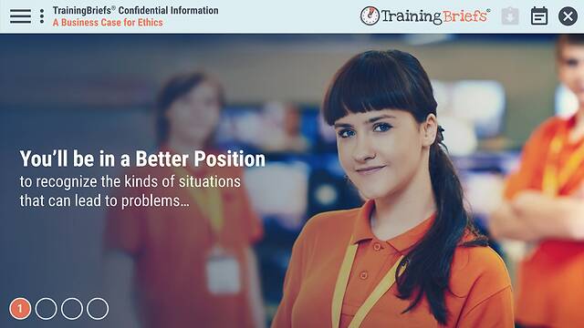 TrainingBriefs® Confidential Information