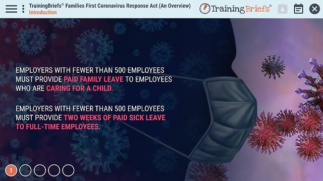 TrainingBriefs® Families First Coronavirus Response Act (An Overview)