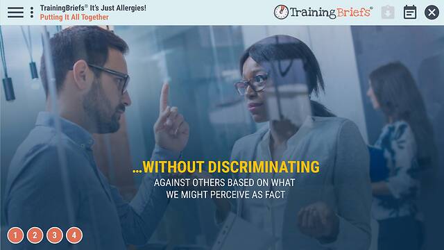 TrainingBriefs® It’s Just Allergies!