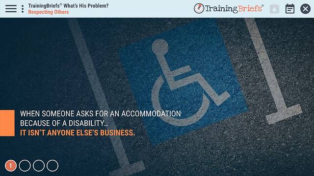 TrainingBriefs® What’s His Problem?