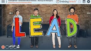 TrainingBriefs® Unintended Ethical Dilemma - Hearsay (Managers)