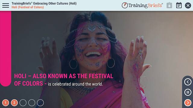 TrainingBriefs® Embracing Other Cultures (Holi)