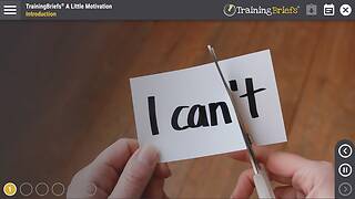 TrainingBriefs® A Little Motivation