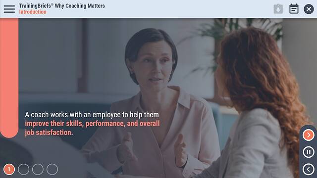 TrainingBriefs® Why Coaching Matters