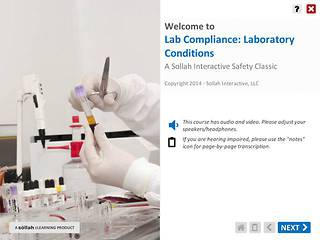 Lab Compliance: Laboratory Conditions™ (Using Chemicals Safely)