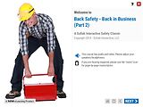 Back Safety - Back in Business™ (Part 2)