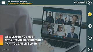 Got <mark>Ethics</mark>?® I’m Not Here (for Managers)