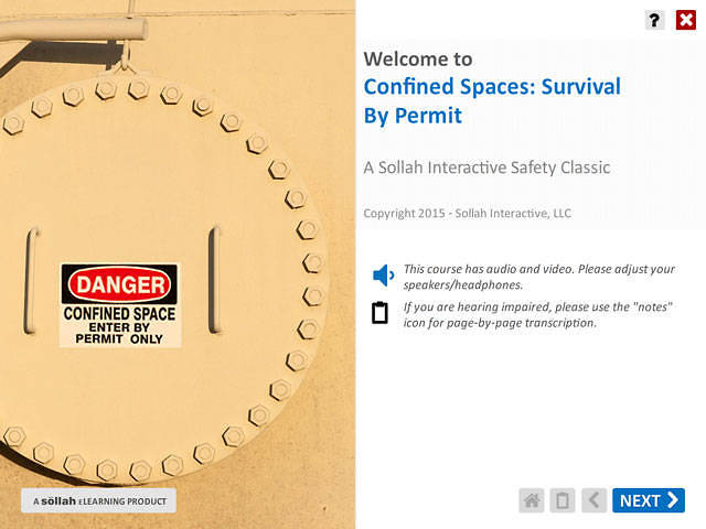 Confined Spaces: Survival by Permit™