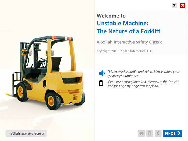 Unstable Machine The Nature of a Forklift™