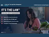 It's the Law™: The Legal Side of Management