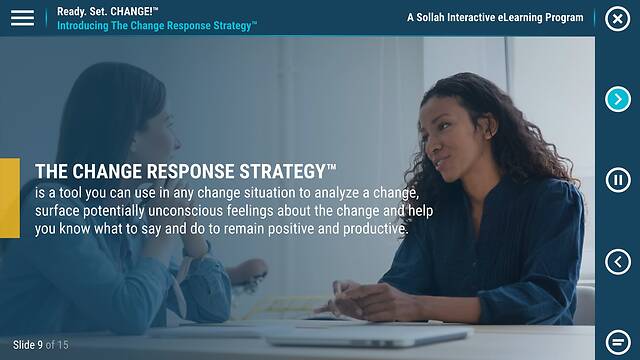 Ready. Set. CHANGE!™ Reacting Smarter. Adapting Faster. Engaging Together.