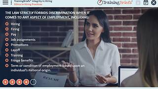 TrainingBriefs® Integrity in Hiring