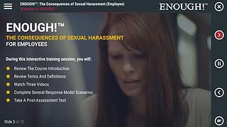 ENOUGH!™: The Consequences of <mark>Sexual Harassment</mark> (for Employees)