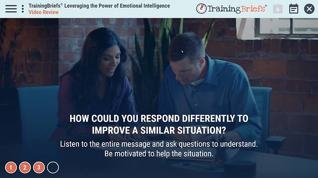 TrainingBriefs® Leveraging the Power of Emotional Intelligence
