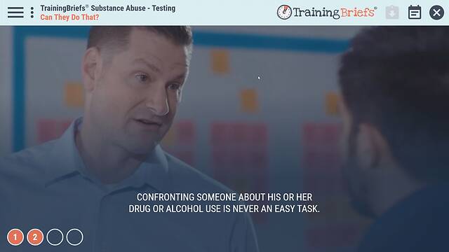 TrainingBriefs® Substance Abuse - Testing