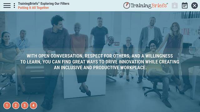 TrainingBriefs® Exploring Our Filters
